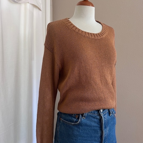 Paige Bea Metallic Camel Knit - Picture 4 of 7